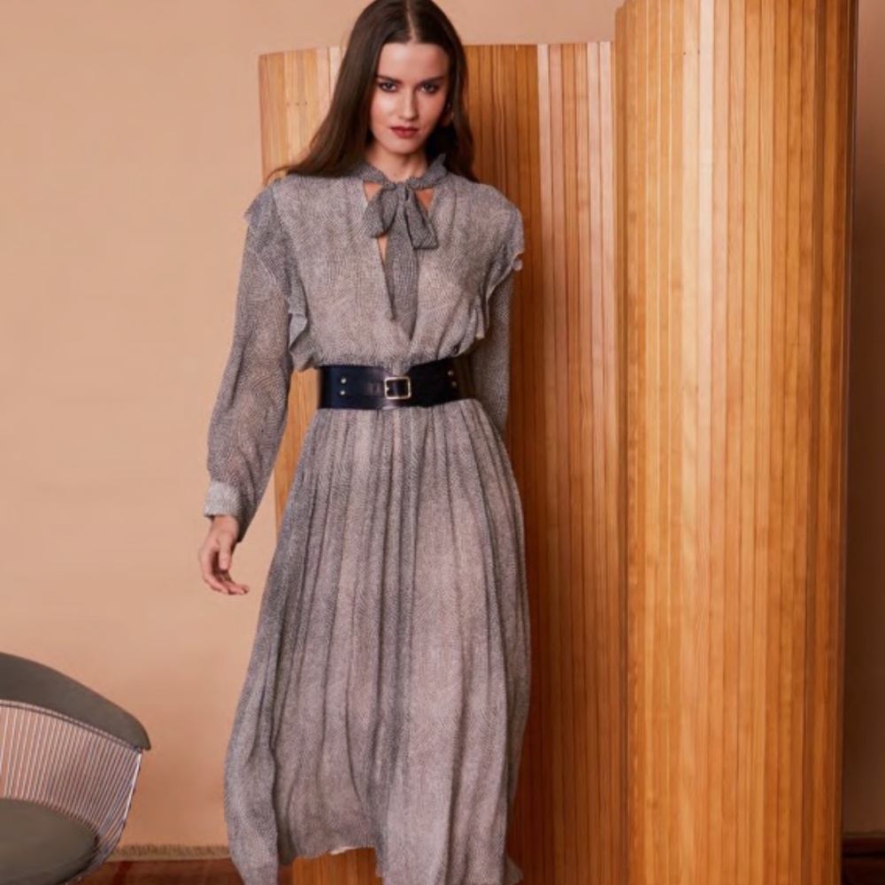 Caballero Collection - Sienna Dress (Pebble Print)